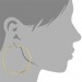 Silberdream GoldDream Creole Simply 50mm Ohrring 333 Gelbgold Echtschmuck GDO0005Y Bis zu 60% Rabatt