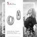 Silberdream SilberDream Creole Glanz oval 925 Sterling Silber Ohrring SDO390S Nur noch ein Tag übrig