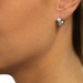 Silberdream SilberDream Creole Glanz eckig 925 Sterling Silber Ohrring SDO347S Super Rabatt