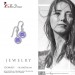 Silberdream SilberDream Ohrhänger Rondell Zirkonia lila 925 Silber SDO8602V 50% Rabatt mit kostenlosem Versand