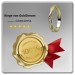 Silberdream GoldDream Gold Ring Twisted Gr.54 Zirkonia weiß 333er Gelbgold GDR540Y54 Fabrik Onlineshop