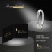 Silberdream GoldDream Gold Ring Gr.60 Swing Zirkonia weiß 333er Weißgold GDR523J60 Blitzangebot