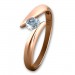 Silberdream GoldDream Gold Ring Big Zirkonia weiß Gr.54 333er Rosegold GDR512E54 Kostenlose Rückgabe