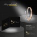 Silberdream GoldDream Gold Ring Gr.60 Line Zirkonia weiß 333er Roségold GDR524E60 Begrenzt auf 3 Tage