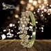 Silberdream GoldDream Gold Ring Blumen Gr.58 Zirkonia rosa 333er Gelbgold GDR544Y58 Räumungsverkauf