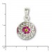 Silberdream SilberDream Glitzer Anhänger 925 Zirkonias Blume GSH301 Tiefpreis