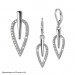Silberdream SilberDream Ketten Anhänger Blatt Zirkonia weiß 925 Silber SDH403W Clearance-Verkauf