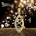 Silberdream GoldDream Kettenanhänger Blatt Zirkonia 333 Gold Anhänger Echtschmuck GDH5060Y Kostenloser Versand international