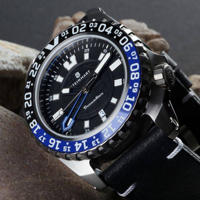 Steinhart TRAVELLER GMT blue Taucheruhr Sonderangebote