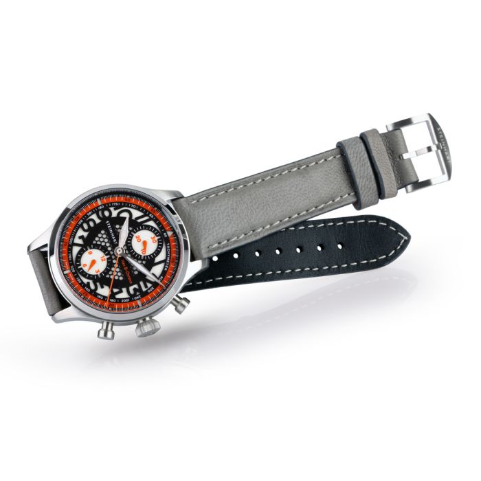 Steinhart NAV.B-CHRONO 42 SKELETON orange Jubiläumsangebot