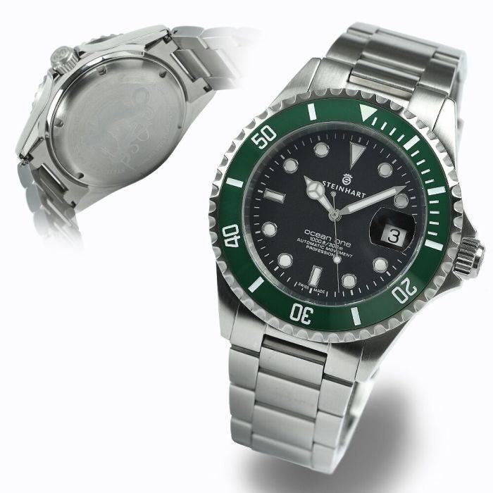 Steinhart Ocean One GREEN Ceramic Taucheruhr Neueste Stile