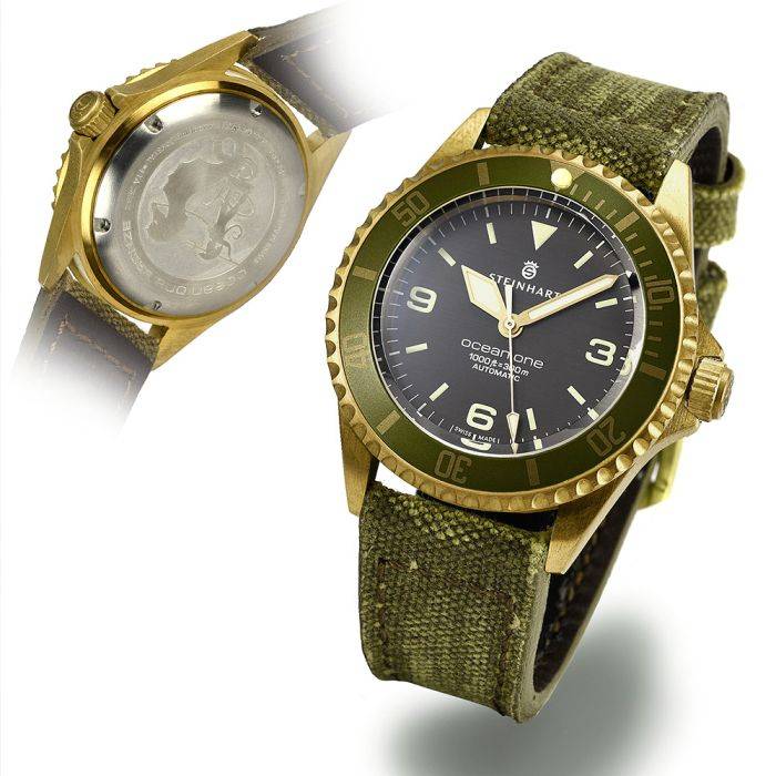 Steinhart Ocean One Bronze GREEN Taucheruhr Bis zu 65% Rabatt