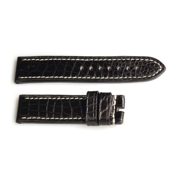 Steinhart Band Handmade Lousiana Alligator Größe S mit weißer Naht Letzte 2 Tage