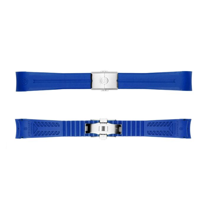 Steinhart Kautschukband blau 20x16 mm für Ocean 39 mit Schließe Stahl Cyber Monday